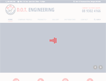 Tablet Screenshot of dotengineering.com.au